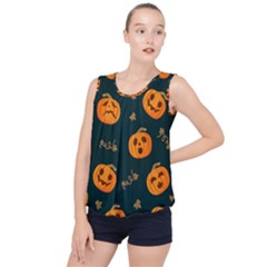 Halloween Bubble Hem Chiffon Tank Top by Sobalvarro