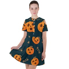 Halloween Short Sleeve Shoulder Cut Out Dress  by Sobalvarro