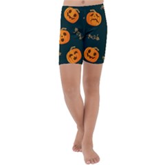 Halloween Kids  Lightweight Velour Capri Yoga Leggings by Sobalvarro