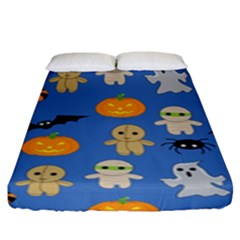 Halloween Fitted Sheet (king Size) by Sobalvarro