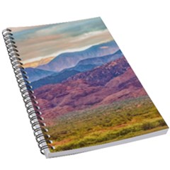 Arid Andean Landscape, La Rioja, Argentina010 5 5  X 8 5  Notebook by dflcprintsclothing