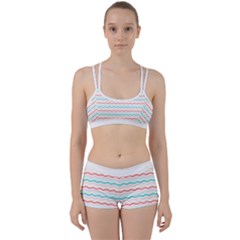 Aqua Coral Waves Perfect Fit Gym Set by CuteKingdom