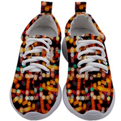 Multicolored Bubbles Print Pattern Kids Athletic Shoes