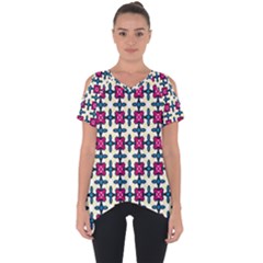 Geometric Cut Out Side Drop Tee by SychEva