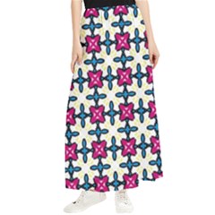 Geometric Maxi Chiffon Skirt