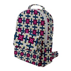 Geometric Flap Pocket Backpack (large)