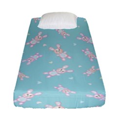 Rabbit  Fitted Sheet (single Size) by SychEva