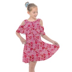 Roses Kids  Shoulder Cutout Chiffon Dress by CuteKingdom