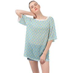 Daisies Oversized Chiffon Top by CuteKingdom