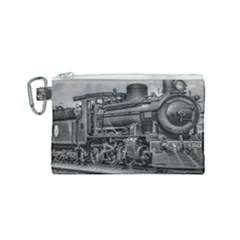 Steam Locomotive, Montevideo, Uruguay Canvas Cosmetic Bag (small) by dflcprintsclothing