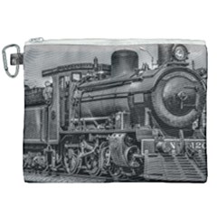 Steam Locomotive, Montevideo, Uruguay Canvas Cosmetic Bag (xxl) by dflcprintsclothing