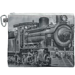 Steam Locomotive, Montevideo, Uruguay Canvas Cosmetic Bag (xxxl) by dflcprintsclothing