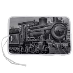 Steam Locomotive, Montevideo, Uruguay Pen Storage Case (l) by dflcprintsclothing