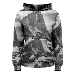 Fitz Roy And Poincenot Mountains, Patagonia Argentina Women s Pullover Hoodie by dflcprintsclothing