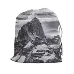 Fitz Roy And Poincenot Mountains, Patagonia Argentina Drawstring Pouch (2xl) by dflcprintsclothing