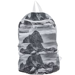 Fitz Roy And Poincenot Mountains, Patagonia Argentina Foldable Lightweight Backpack by dflcprintsclothing