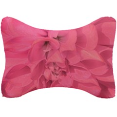 Beauty Pink Rose Detail Photo Seat Head Rest Cushion by dflcprintsclothing