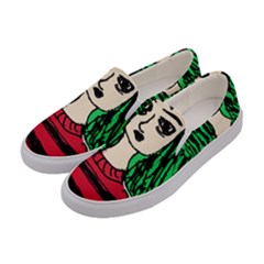 Freddy Girl Wall Grey Women s Canvas Slip Ons by snowwhitegirl