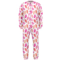 Pink Leaves Onepiece Jumpsuit (men)  by CuteKingdom