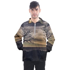 Coastal Sunset Scene At Montevideo City, Uruguay Men s Half Zip Pullover by dflcprintsclothing