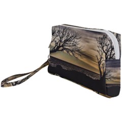 Coastal Sunset Scene At Montevideo City, Uruguay Wristlet Pouch Bag (small) by dflcprintsclothing