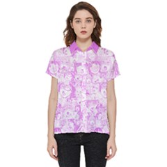 Pink Hentai Short Sleeve Pocket Shirt