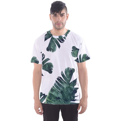 Green Banana Leaves Men s Sport Mesh Tee by goljakoff