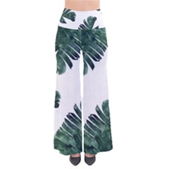 Green Banana Leaves So Vintage Palazzo Pants by goljakoff