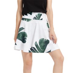 Green Banana Leaves Waistband Skirt by goljakoff