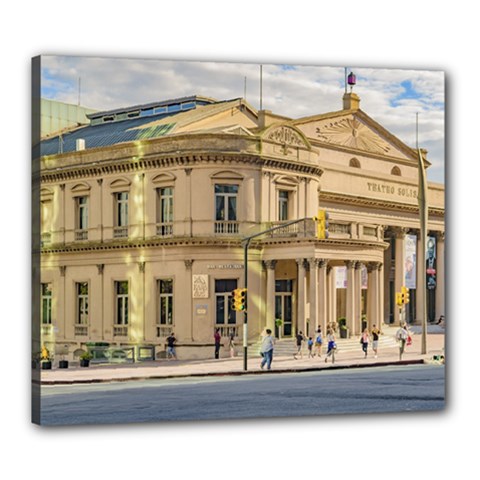 Solis Theater Exterior View, Montevideo, Uruguay Canvas 24  X 20  (stretched) by dflcprintsclothing