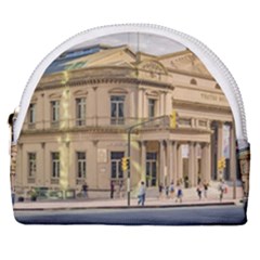 Solis Theater Exterior View, Montevideo, Uruguay Horseshoe Style Canvas Pouch by dflcprintsclothing