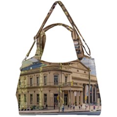 Solis Theater Exterior View, Montevideo, Uruguay Double Compartment Shoulder Bag by dflcprintsclothing
