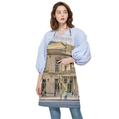 Solis Theater Exterior View, Montevideo, Uruguay Pocket Apron by dflcprintsclothing