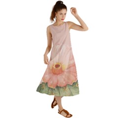 Rose cactus Summer Maxi Dress