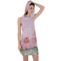 Rose Cactus Racer Back Hoodie Dress by goljakoff