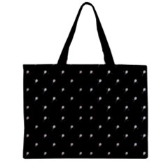 Black And White Tennis Motif Print Pattern Zipper Mini Tote Bag by dflcprintsclothing