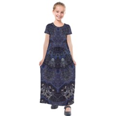 Four Hours  Kids  Short Sleeve Maxi Dress by MRNStudios