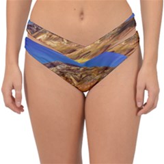 Colored Mountains Landscape, La Rioja, Argentina Double Strap Halter Bikini Bottom