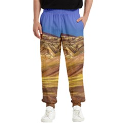 Colored Mountains Landscape, La Rioja, Argentina Men s Elastic Waist Pants by dflcprintsclothing