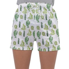 Cactus Pattern Sleepwear Shorts by goljakoff