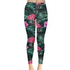 Pink Flamingo Leggings  by goljakoff