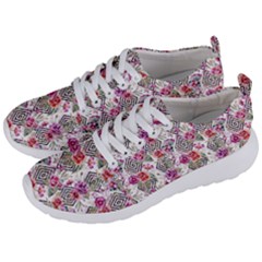 Geometric Flowers Men s Lightweight Sports Shoes