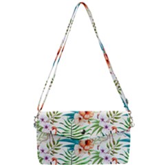 Tropical Flamingos Removable Strap Clutch Bag by goljakoff