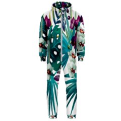 Tropical Flowers Hooded Jumpsuit (men) 