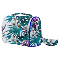 Tropical Flowers Satchel Shoulder Bag by goljakoff