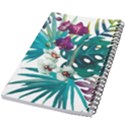 Tropical flowers 5.5  x 8.5  Notebook View2