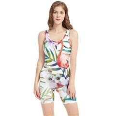 Tropical Flamingo Women s Wrestling Singlet by goljakoff