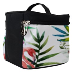 Tropical Flamingo Make Up Travel Bag (small) by goljakoff