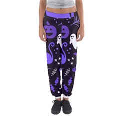 Halloween Party Seamless Repeat Pattern  Women s Jogger Sweatpants by KentuckyClothing