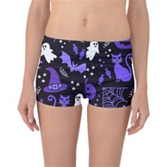 Halloween Party Seamless Repeat Pattern  Reversible Boyleg Bikini Bottoms